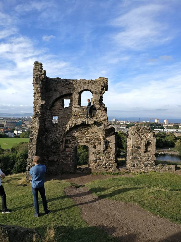 Ruins from an old church (or kirk) 